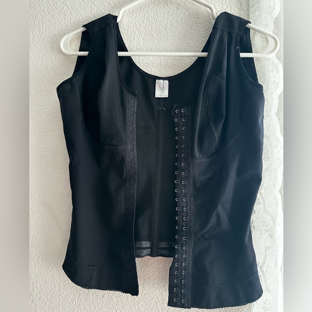 Columbian Piel Sobre Piel Black Girdle Bra size XL